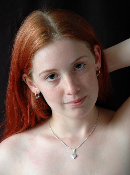 Sweet Girl with Red Hair 