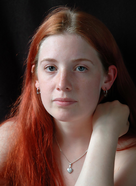 Sweet Girl with Red Hair 