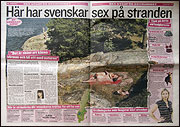 H&auml;r har svenskar sex p&aring; stranden