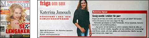 Katerina Janouch tipsar i Magasinet